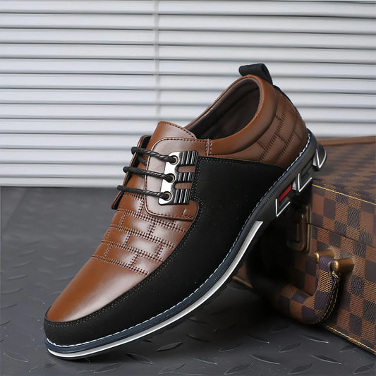 Casual Leather Shoes Men's - Which Mark