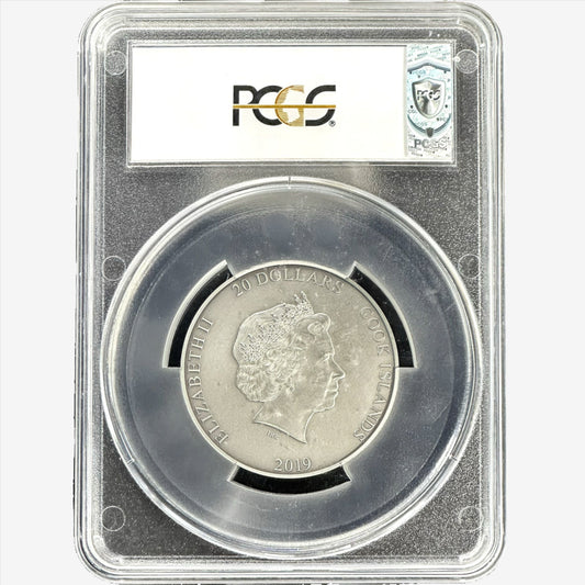 3 oz Silver ATLAS Gods of the World Coin MS70 2019 Cook Islands - Which Mark