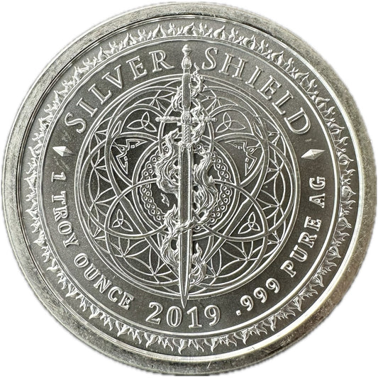 1 oz Silver COSMIC TRIVIUM Conscientia Round 2019 (Silver Shield) - Which Mark