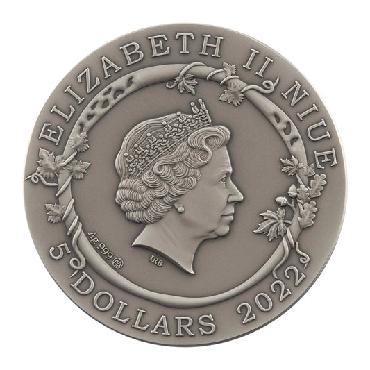 2 oz Silver MEDEA AND JASONS LOVE Myths of Love Coin 2022 Niue - Which Mark