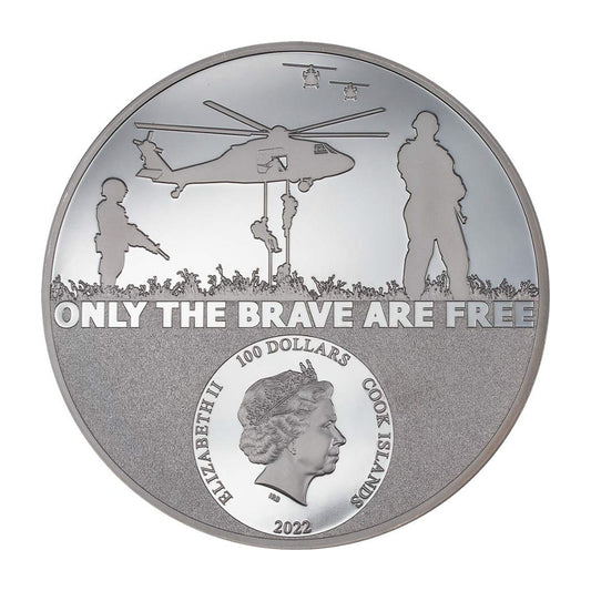 1 kg Silver SPECIAL FORCES Real Heros Coin PF70 2022 Cook Islands - Which Mark