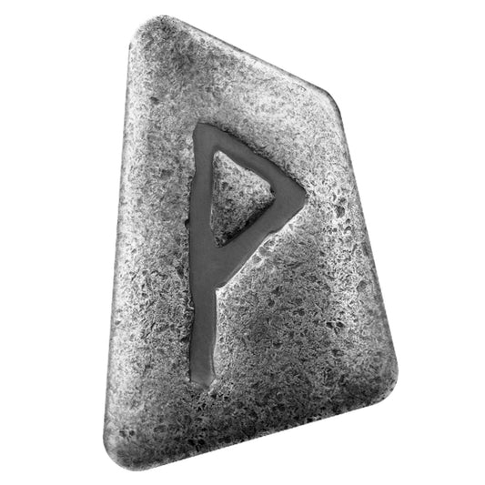1 oz Silver WUNJO Cast Rune UV Reactive Bar (Germania Mint) - Which Mark