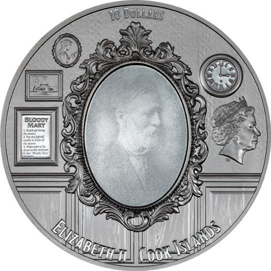 2 oz Silver THE STANLEY Most Haunted Places Coin 2023 Cook Islands - Which Mark