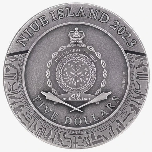 2 oz Silver OSIRI Gods of Anger Coin 2023 Niue - Which Mark