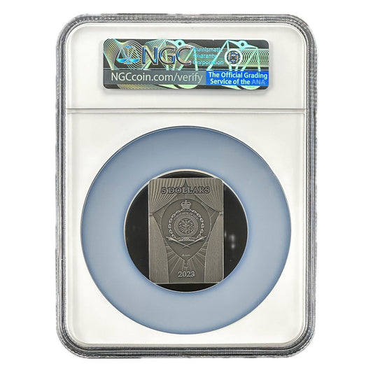 2 oz Silver RISING Pastel Circus Coin MS70 2023 Niue - Which Mark