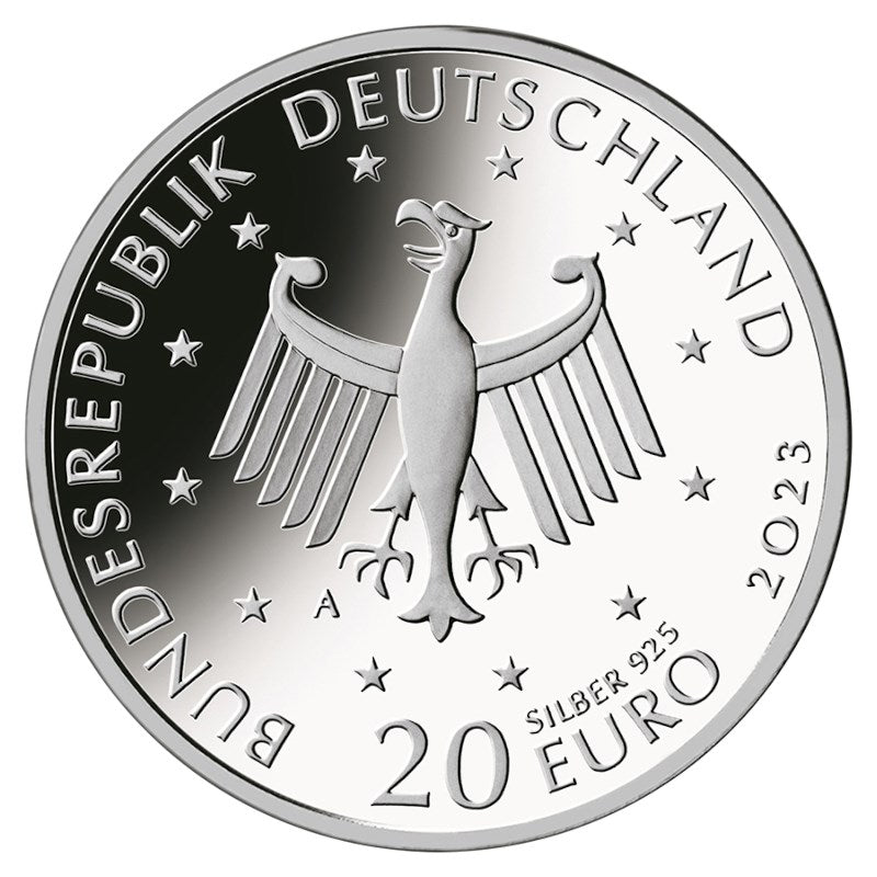 1/2 oz Silver VICCO VON BULOW 100th Anniversary Coin 2023 German - Which Mark