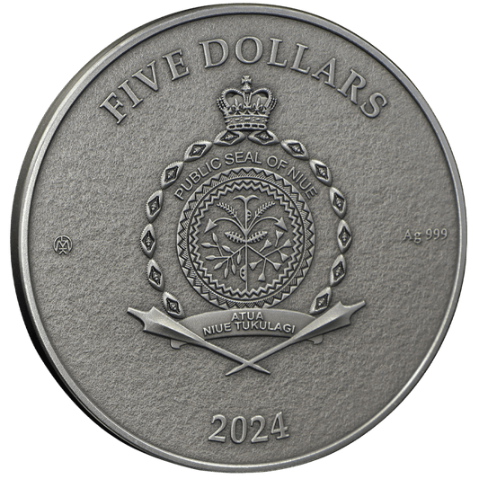 3 oz Silver COR UNUM Essentia Coin 2024 Niue - Which Mark