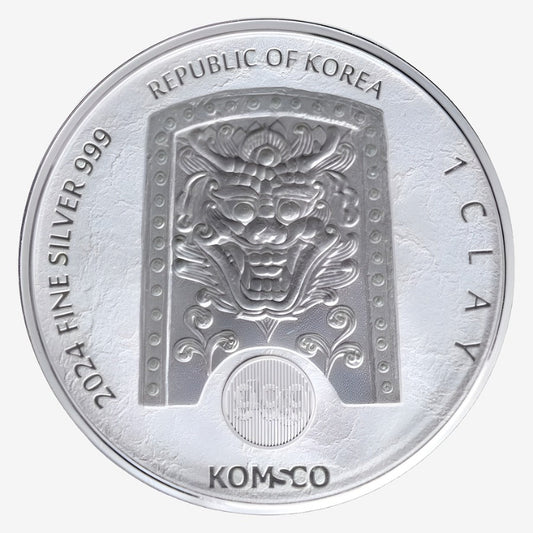 1 oz Silver ZI:SIN DRACO Official Medal 2024 South Korea - Which Mark