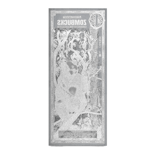 2026 Zombucks PANDAMONIUM 1/1000 oz Silver Note - Which Mark