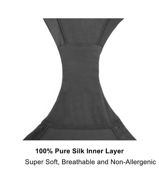 Snowdrop - Silk & Organic Cotton Full Brief in Black - Which Mark
