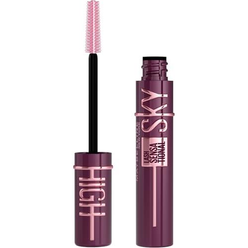 Maybelline New York Lash Sensational Sky High Washable Eyelash Mascara Makeup, Volumizing, Lengthening, Defining, Curling, Multiplying, Buildable Formula, Very Black, 7.2 ml - Which Mark