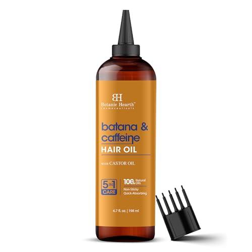 Botanic Hearth 100% Pure Rosemary Oil For Hair Growth (6.7 fl oz) Infused With Biotin, Jojoba & Castor Oil | Hair strengthening Treatment | Nourishing & Volumizing | Non GMO Verified - Which Mark