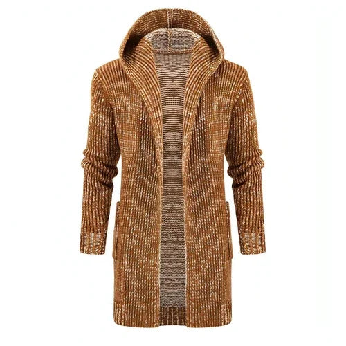 Men's Sweater European And American Style Mid-length Cardigan - Which Mark