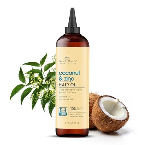 Botanic Hearth 100% Pure Rosemary Oil For Hair Growth (6.7 fl oz) Infused With Biotin, Jojoba & Castor Oil | Hair strengthening Treatment | Nourishing & Volumizing | Non GMO Verified - Which Mark