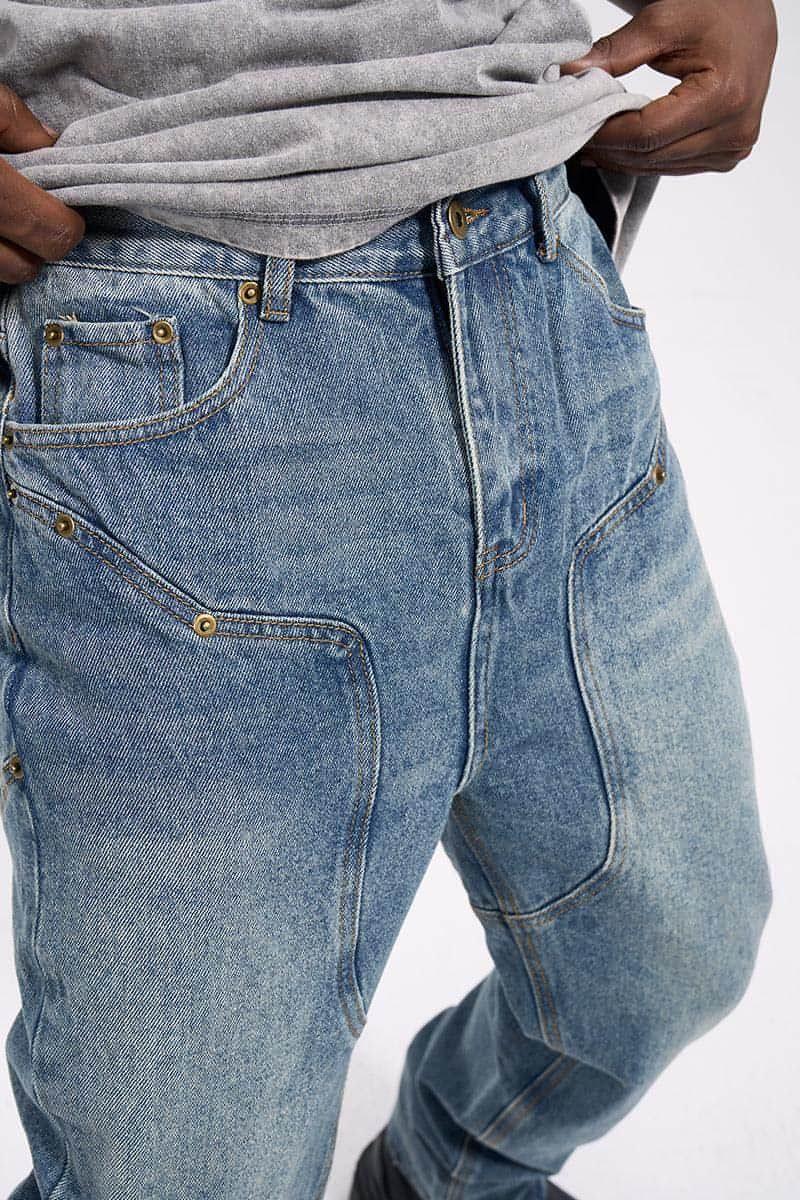 DenimDare™ Western Vintage Jeans Men - Which Mark