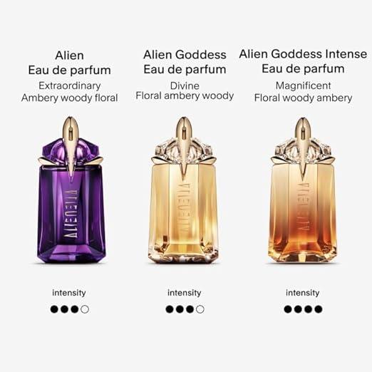 Mugler Alien - Eau de Parfum - Women's Perfume - Floral & Woody - With Jasmine, Wood, and Amber - Long Lasting Fragrance - Which Mark