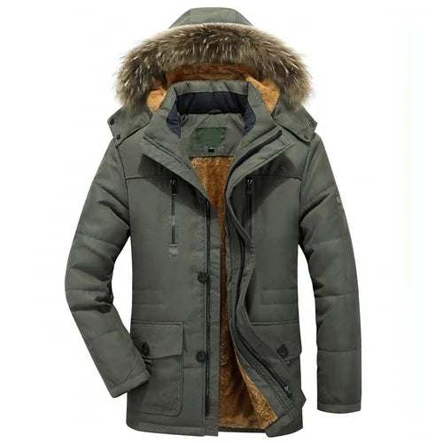 Jacket Fleece-lined Thickened Military Coat For Men - Which Mark