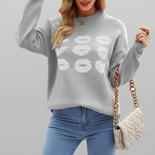 Women Love Lips Sweater - Which Mark