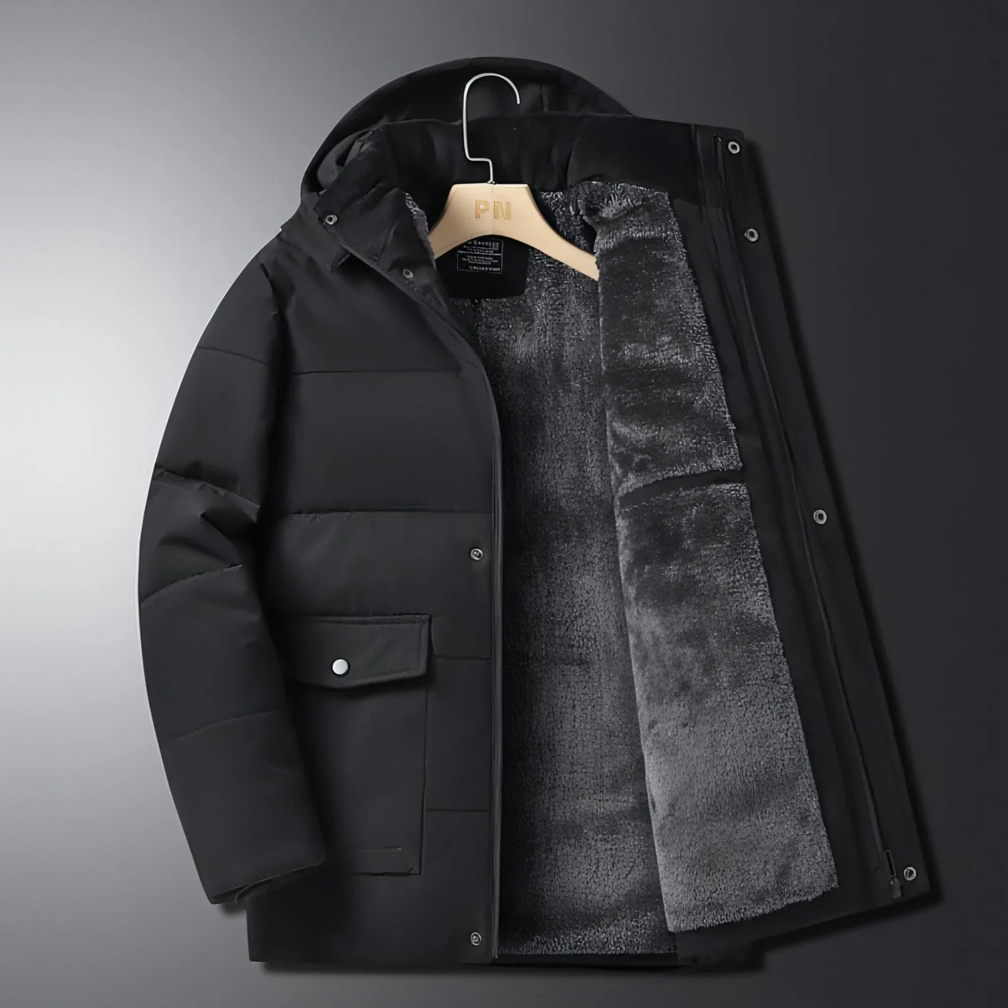 Winter Popular Middle-aged And Elderly Cotton Down Jacket Men - Which Mark