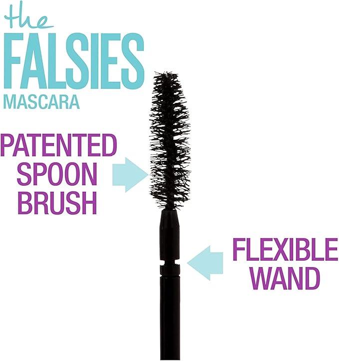 Maybelline Volum' Express the Falsies Volumizing, Washable Mascara, Blackest Black, 1 Count (Packaging May Vary) - Which Mark