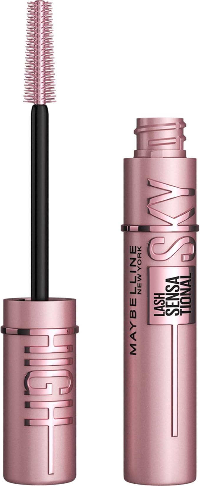 Maybelline New York Lash Sensational Sky High Washable Eyelash Mascara Makeup, Volumizing, Lengthening, Defining, Curling, Multiplying, Buildable Formula, Very Black, 7.2 ml - Which Mark