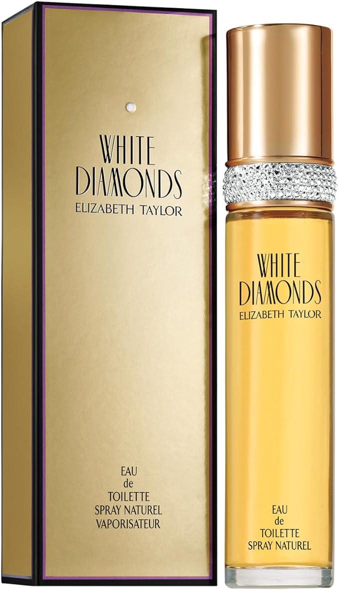 Elizabeth Taylor Women's Perfume, White Diamonds, Eau De Toilette EDT Spray, 3.3 Fl Oz/100ml - Which Mark