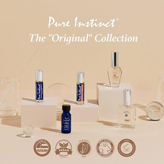 Pure Instinct CRAVE Roll-On The Original Pheromone Infused Essential Oil Perfume Cologne – For Her - TSA Ready 0.34 fl oz - Which Mark