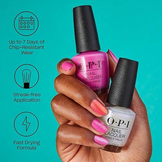 OPI Nail Lacquer Nail Polish | Sheer Light Nude Pink Crème Chip Resistant Nail Polish | Vegan, Fast Drying, Streak Free - Which Mark