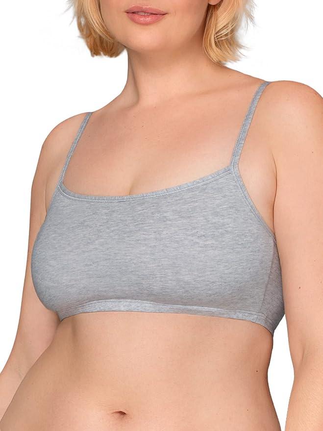 Fruit of the Loom Womens Spaghetti Strap Cotton Sports Bra - Which Mark