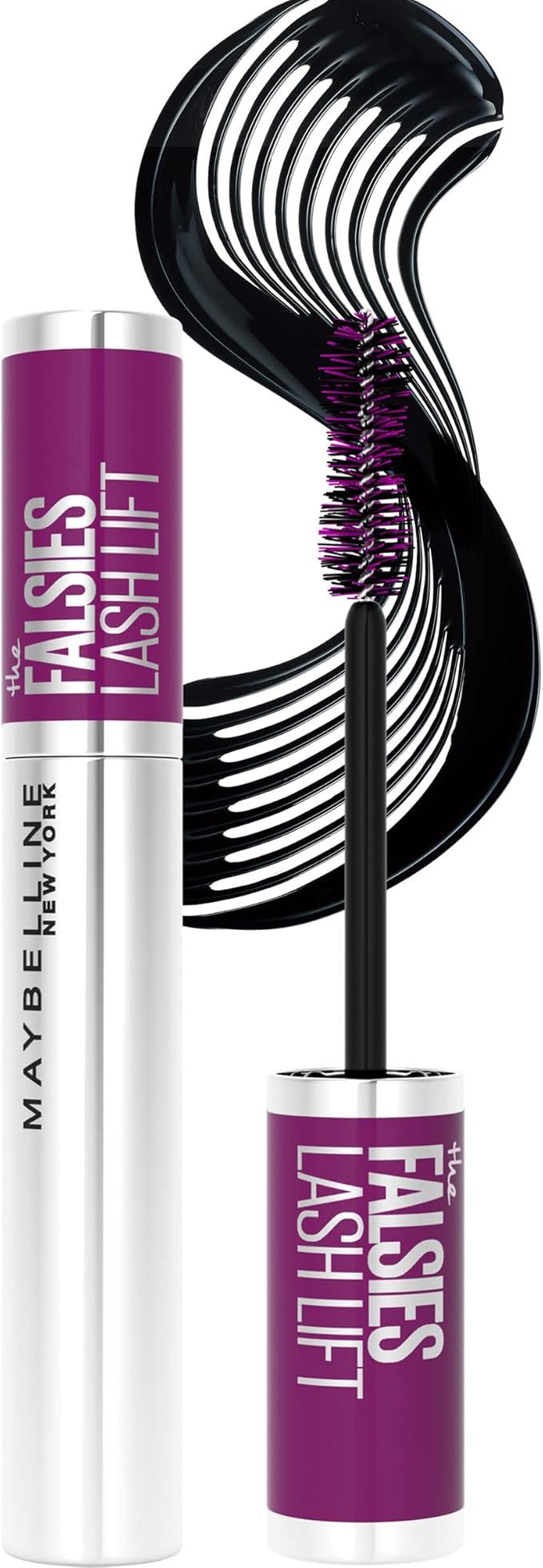 Maybelline New York the Falsies Lash Lift Waterproof Mascara Volumizing, Lengthening, Lifting, Curling, Multiplying, Eye Makeup, Very Black, 0.29 Fl. Oz, Black - Which Mark