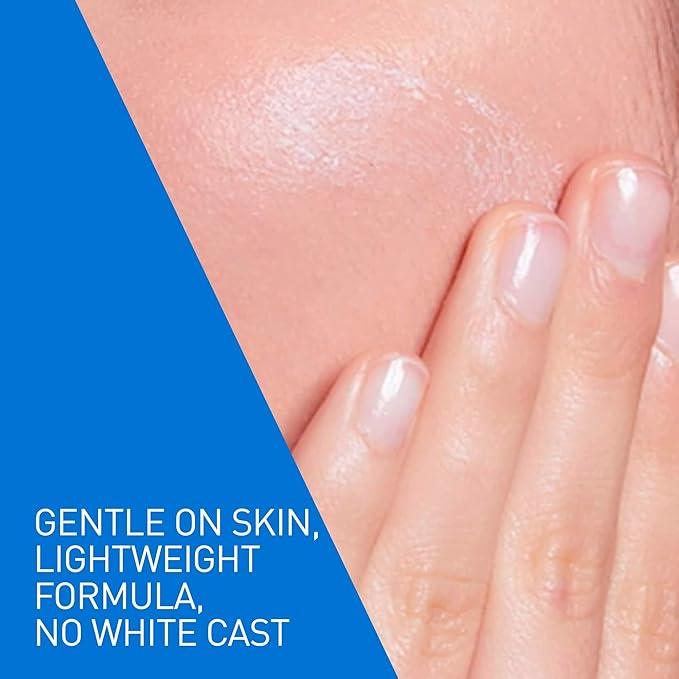 CeraVe Ultra-light Face Moisturizer with SPF 30. Hyaluronic Acid face sunscreen lotion for Men & Women, Normal to Oily & sensitive skin. Fragrance-Free, Oil-Free, Non-Comedogenic, Travel Size 52 ML - Which Mark