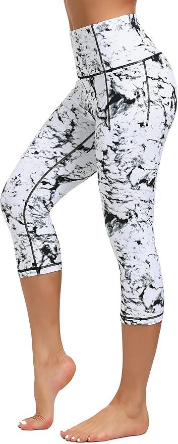 Dragon Fit High Waisted Leggings for Women Tummy Control Workout Running Yoga Pants with Pockets - Which Mark