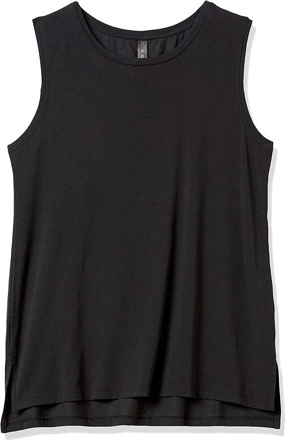 Amazon Essentials Womens Soft Pima Cotton Stretch Full Coverage Yoga Sleeveless Tank - Which Mark