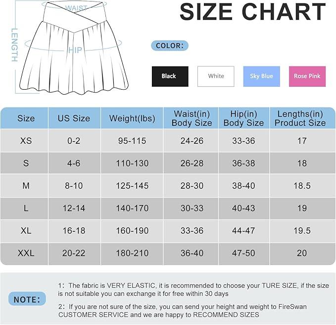 FireSwan Crossover Athletic Shorts for Women 2 in 1 Flowy Running Shorts with Pockets Spandex Butterfly Workout Tennis Skorts - Which Mark