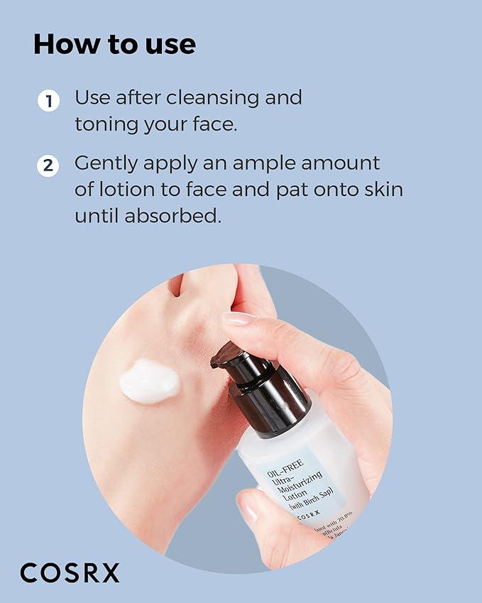 Cosrx Oil-free Ultra-moisturizing Lotion with Birch Sap Climate Pledge Friendly - Which Mark