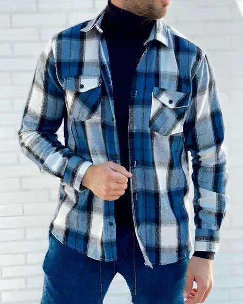 Youth Lapels Fashion Printed Jacket Men - Which Mark