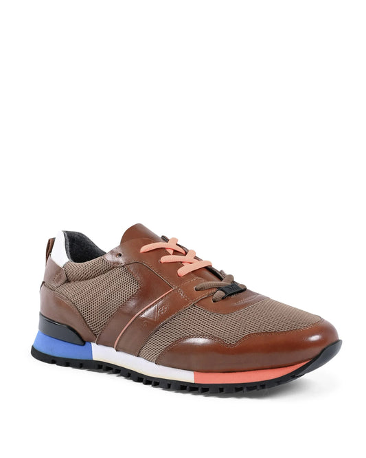19V69 Italia Mens Sneaker Brown YO D392-2 TABACCO - Which Mark