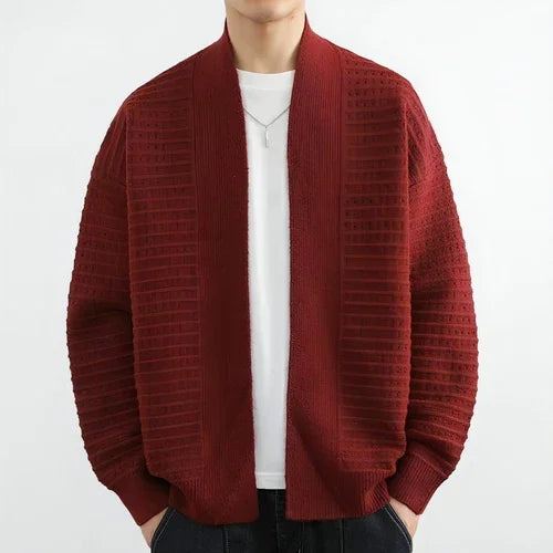 Cardigan Sweater Men's Spring And Autumn Trendy Loose - Which Mark