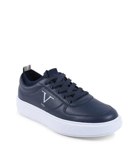 V Italia Mens Sneaker Navy Blue SNK 002 M NAVY - Which Mark