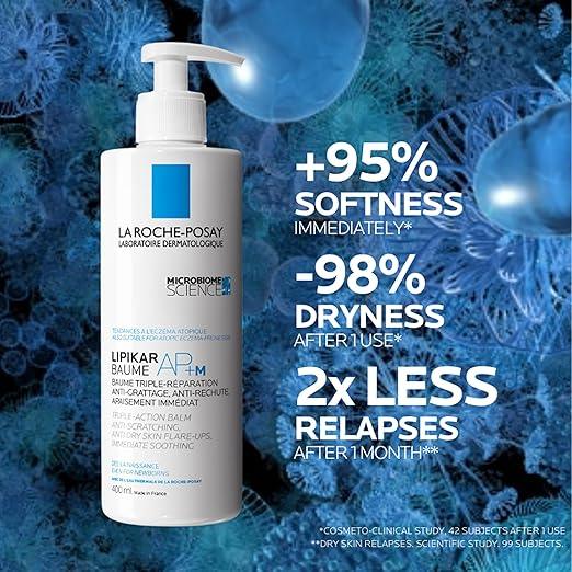 La Roche Posay Face Cream & Body Lotion BUNDLE, Toleriane Dermallergo Creme & Lipikar Baume AP+M, Your Sensitive Skin Hydration Duo, Suitable for Sensitive, Dry to Very Dry Skin, Fragrance-Free - Which Mark
