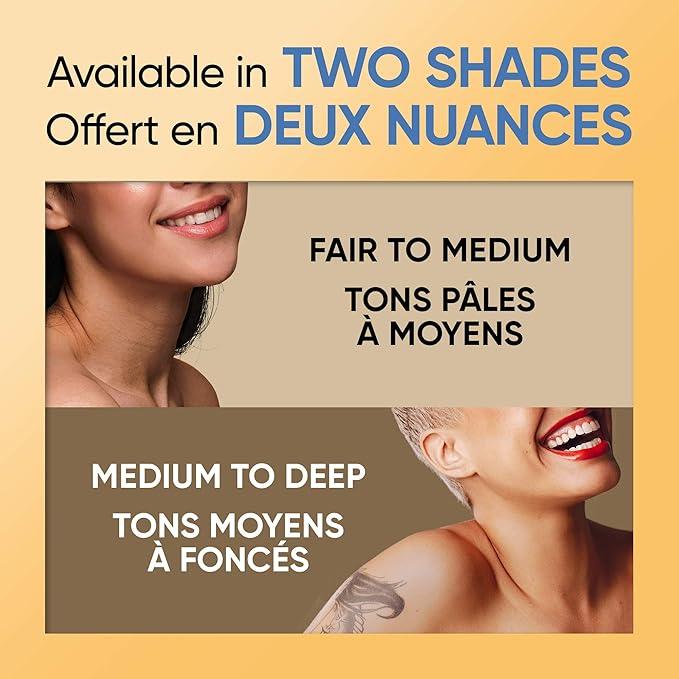 Jergens Natural Glow +Firming Daily Moisturizer & Gradual Sunless Self Tanning Body Lotion for Dry Skin, Medium to Deep Shade (200 mL) - Which Mark