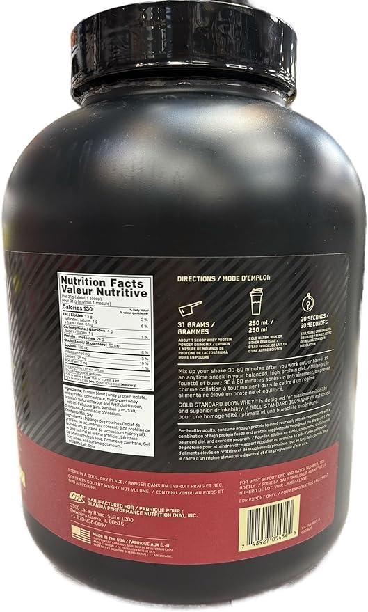 OPTIMUM NUTRITION Gold Standard 100% Whey Protein Powder From Whey Isolates, Vanilla Ice Cream 2270 gram - Which Mark