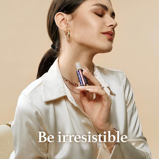 Pure Instinct CRAVE Roll-On The Original Pheromone Infused Essential Oil Perfume Cologne – For Her - TSA Ready 0.34 fl oz - Which Mark