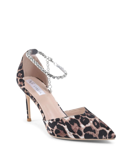19V69 Italia Womens Ankle Strap Pump Leopard F2929 LEOPARDO - Which Mark