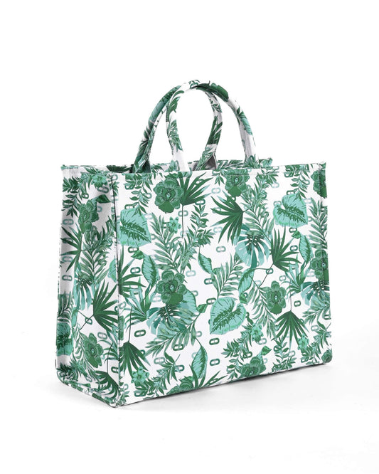 Dee Canvas Tote - Green - Which Mark