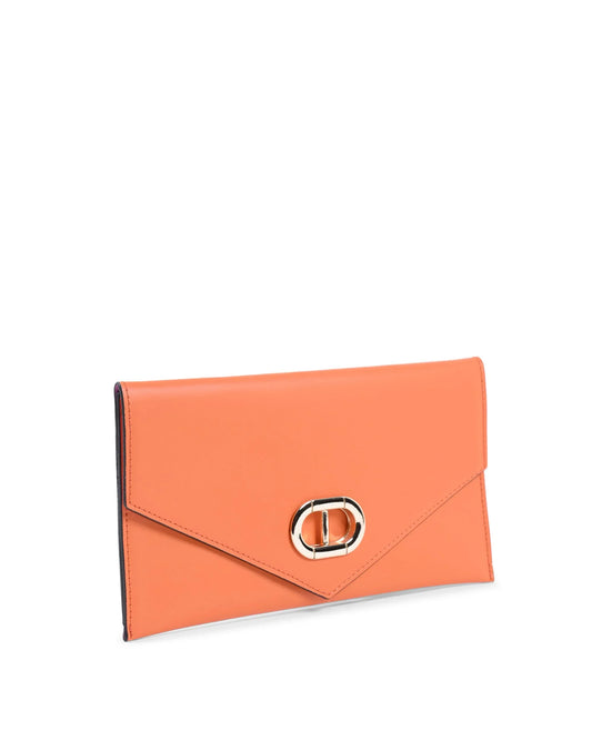 Leather Envelope Clutch Orange - Which Mark