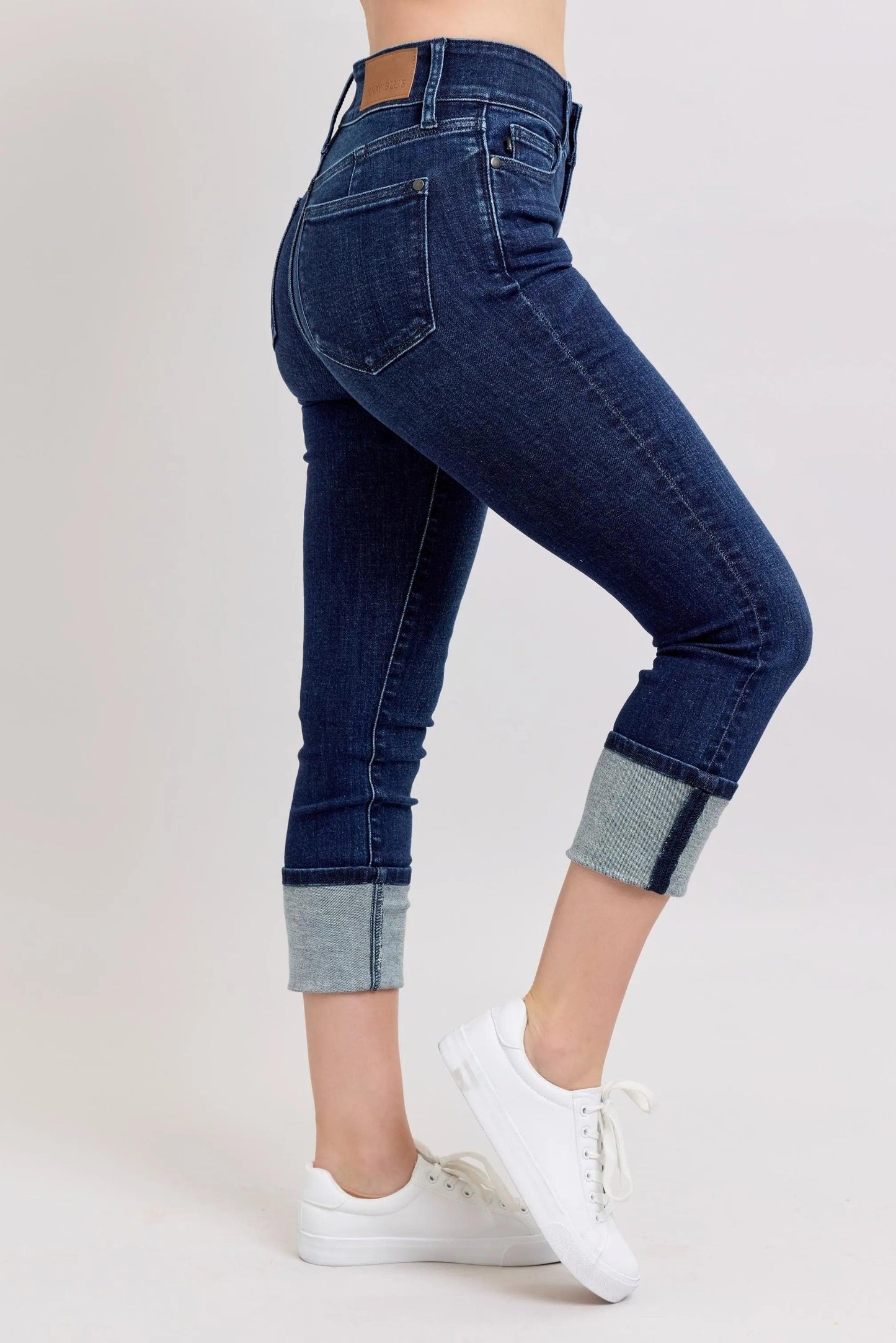 Judy Blue High-Waist Double Waist Band Skinny Jeans - Which Mark