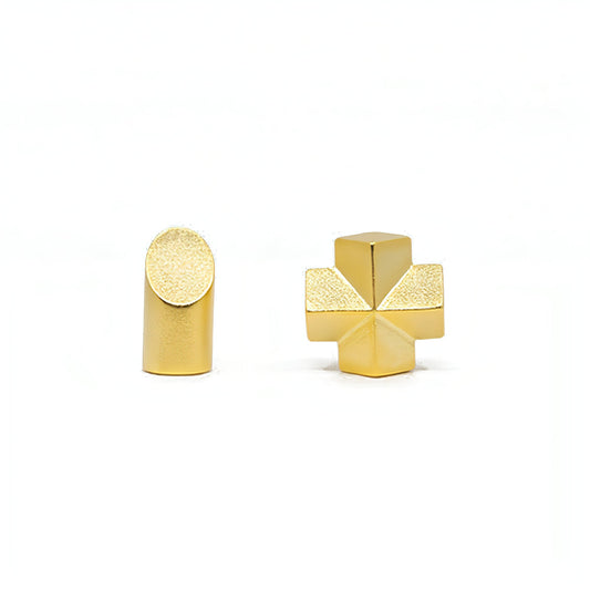 Women's Simple Minimalist Sketch Geometric Earrings - Which Mark