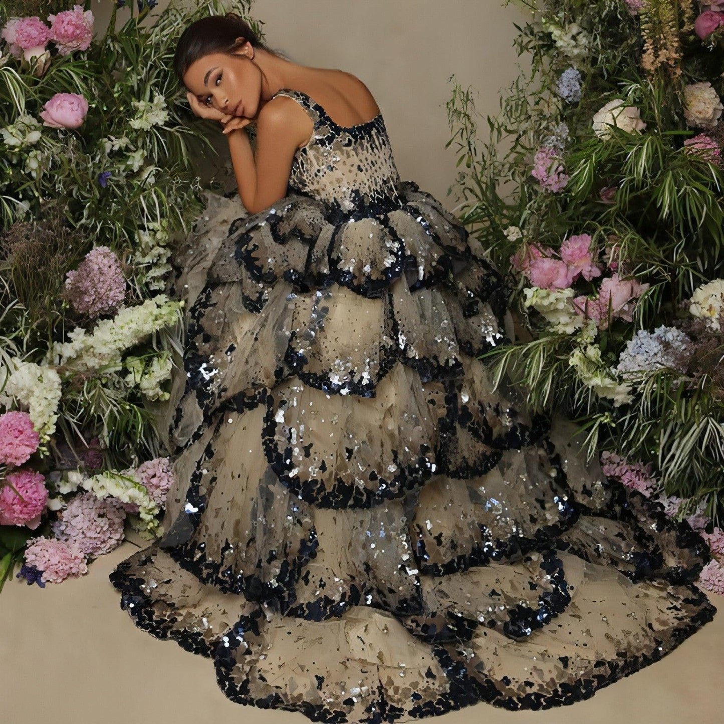 A1. Women's High-end Luxury Puffy Dress Skirt - Which Mark