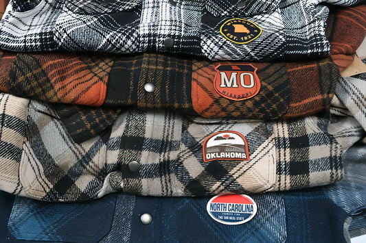 Retro Street Lightning Flame Loose DressShirt Men - Which Mark